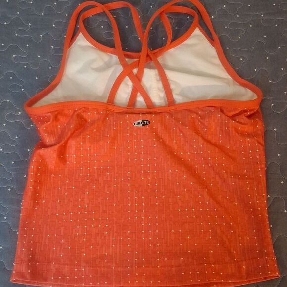 Adidas Women's Orange Tank Top size small - Picture 3 of 5